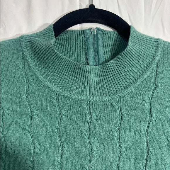 Koret Teal Cable Knit Sweater - Picture 3 of 7